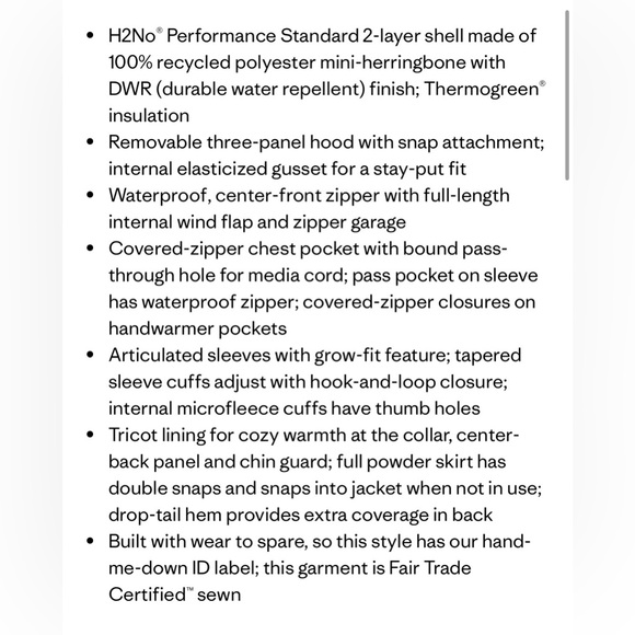 Patagonia Boys Snowshot Jacket - Picture 13 of 13